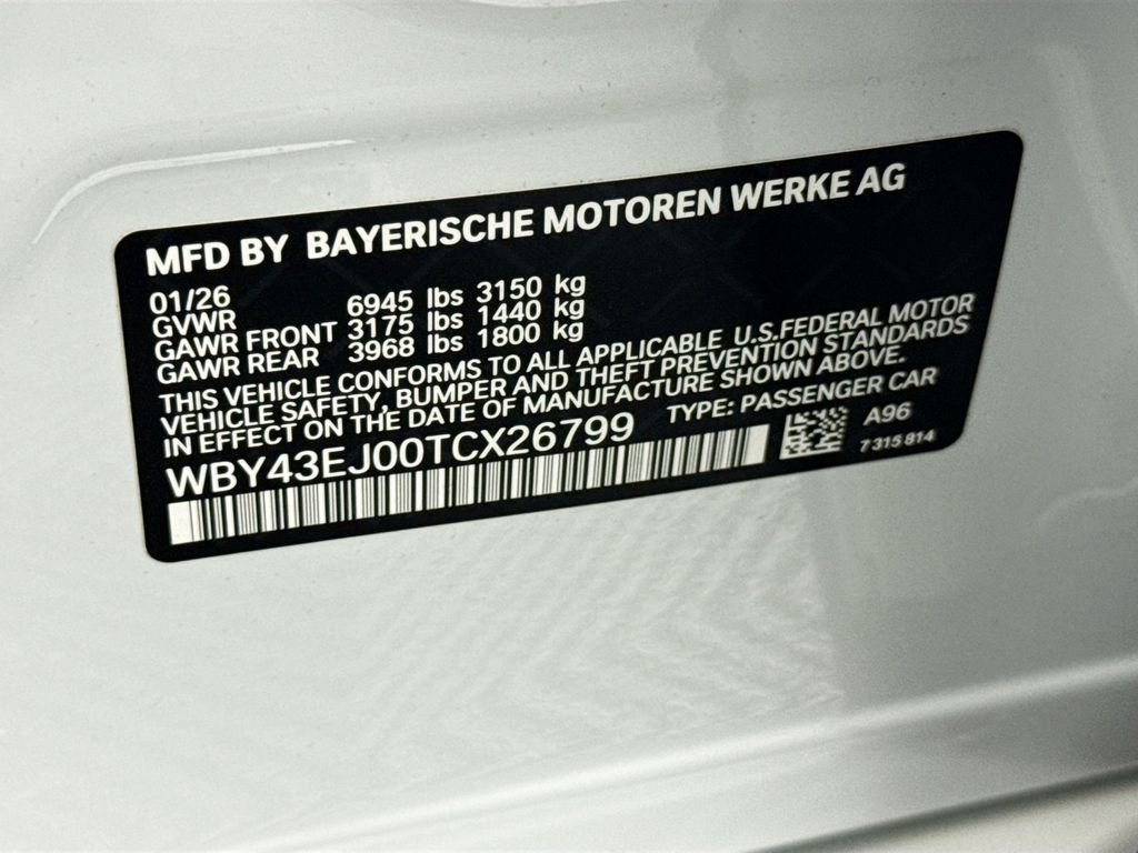 Used 2026 White Metallic BMW eDrive50 image 35