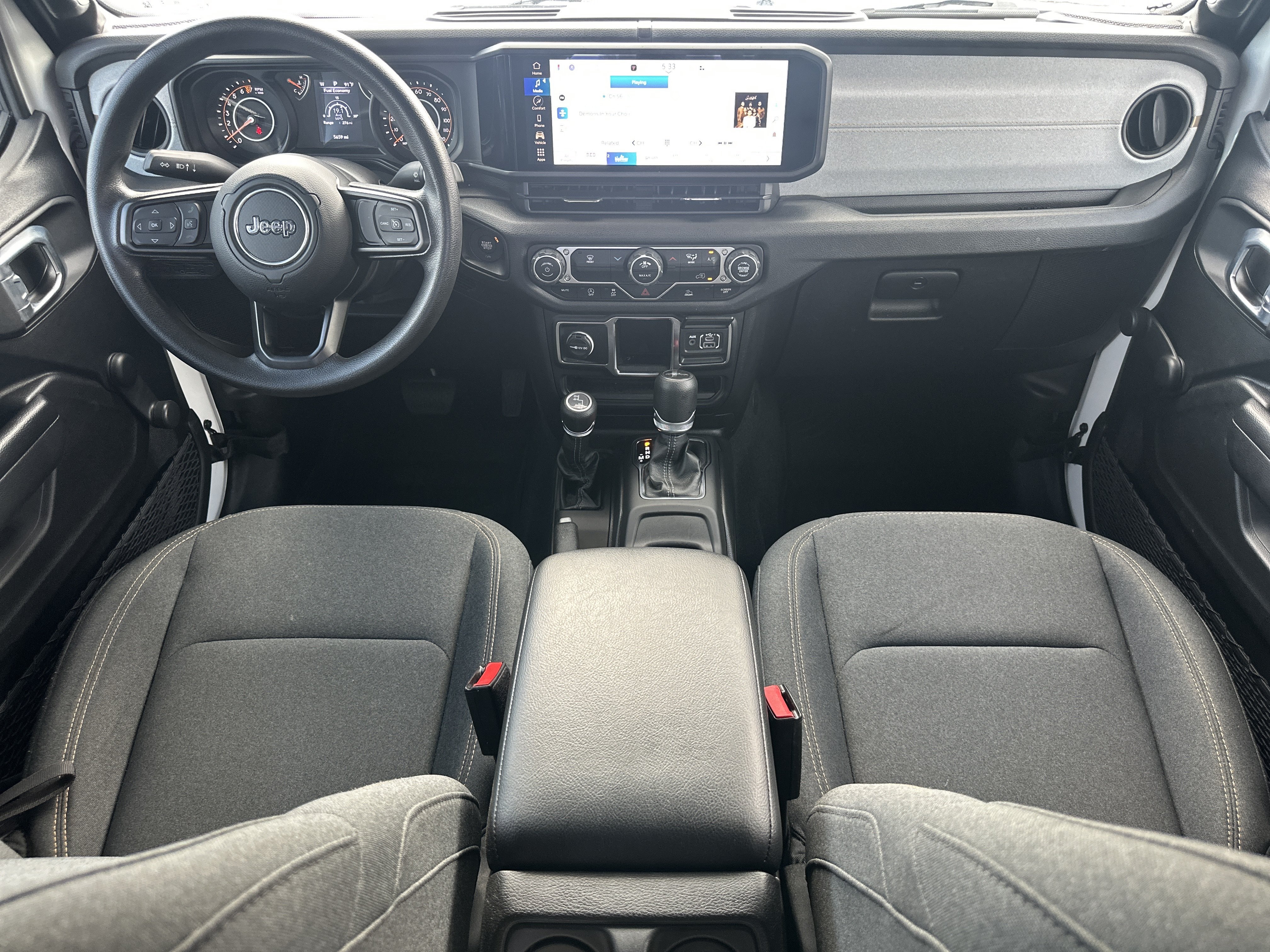 Used 2024 Bright White Clearcoat Jeep Sport image 22