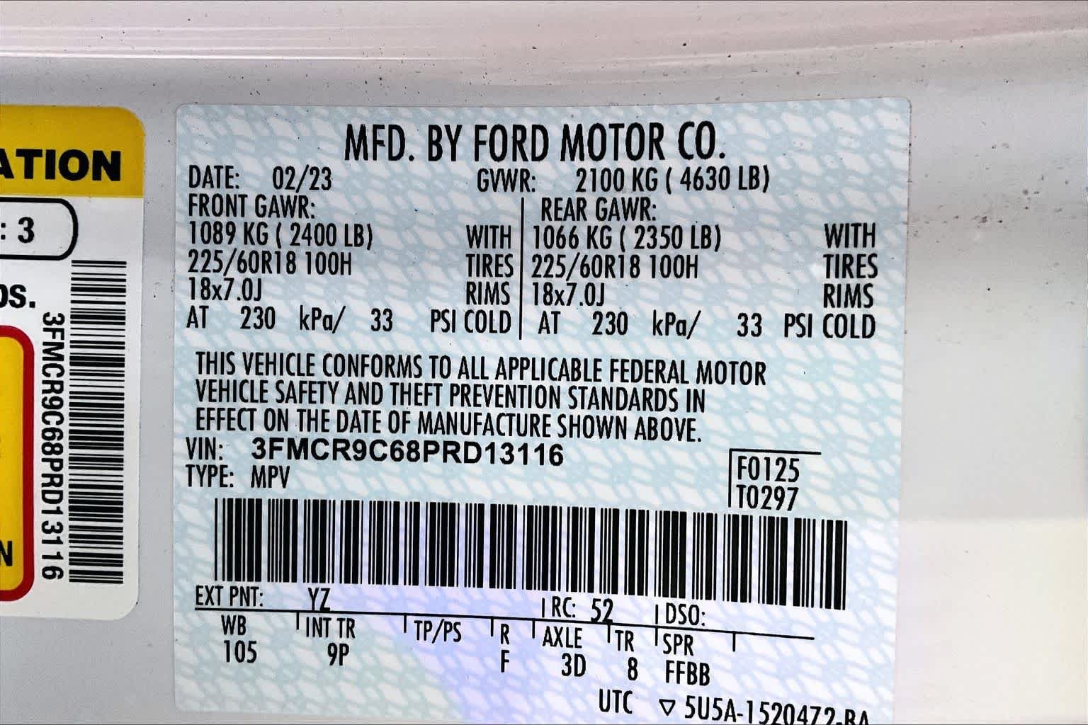 Used 2023 Oxford White Ford Outer Banks image 34