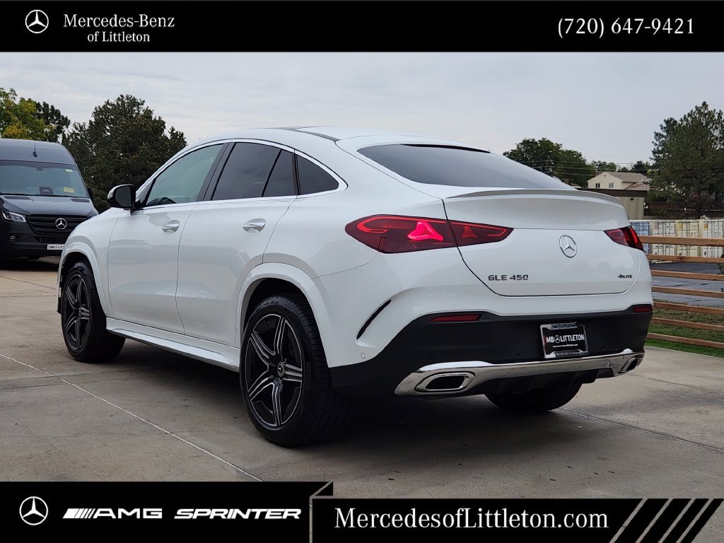 New 2027 MANUFAKTUR Moonlight White Metallic Mercedes-Benz GLE 450 Coupe image 5