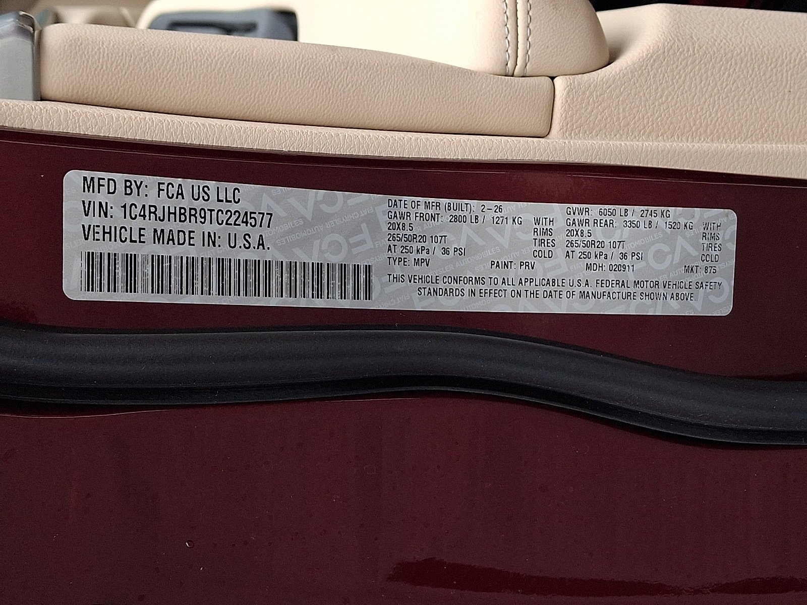 New 2026 Velvet Red Pearlcoat Jeep Limited image 17
