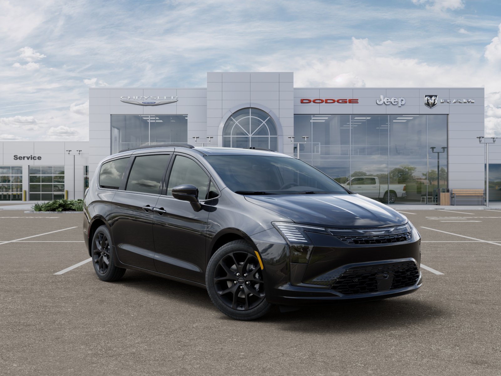 New 2027 Diamond Black Crystal Pearl-Coat Exterior Paint Chrysler Limited image 5