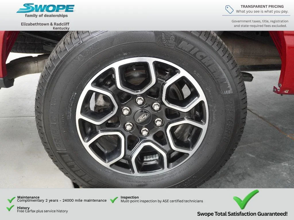 Certified Used 2022 Red Ford XLT image 35