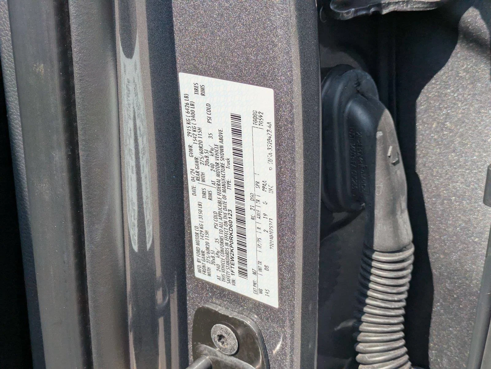 Used 2024 Carbonized Gray Metallic Ford STX image 36