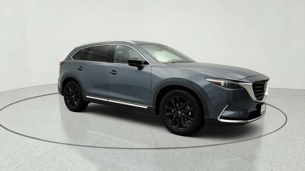 Used 2023 Polymetal Gray Metallic Mazda Carbon Edition AWD image 3