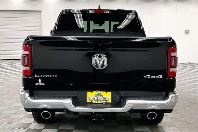 Used 2023 Diamond Black Crystal Pearlcoat Ram Laramie image 5