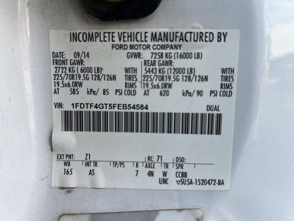 2015 Ford F-450 Super Duty Chassis Cab XL - Photo 44