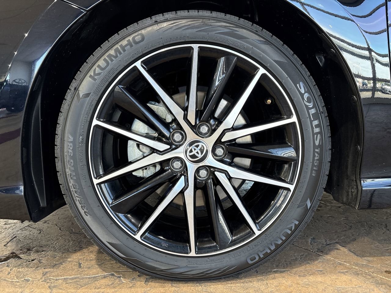 Certified Used 2024 Midnight Black Metallic Toyota SE image 10