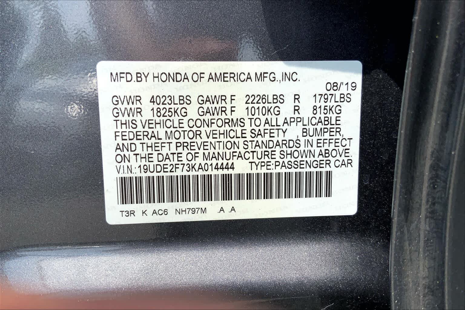 Used 2019 Modern Steel Metallic Acura w/Premium Pkg image 29
