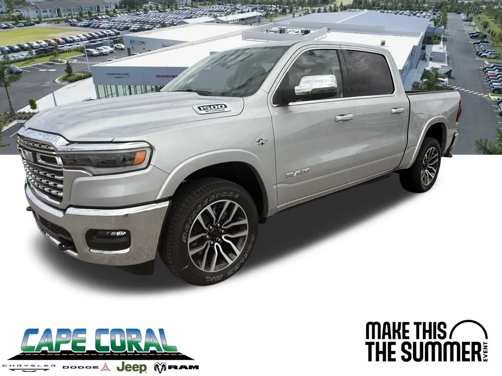 New 2026 Silver Zynith Exterior Paint RAM Limited Longhorn image 1