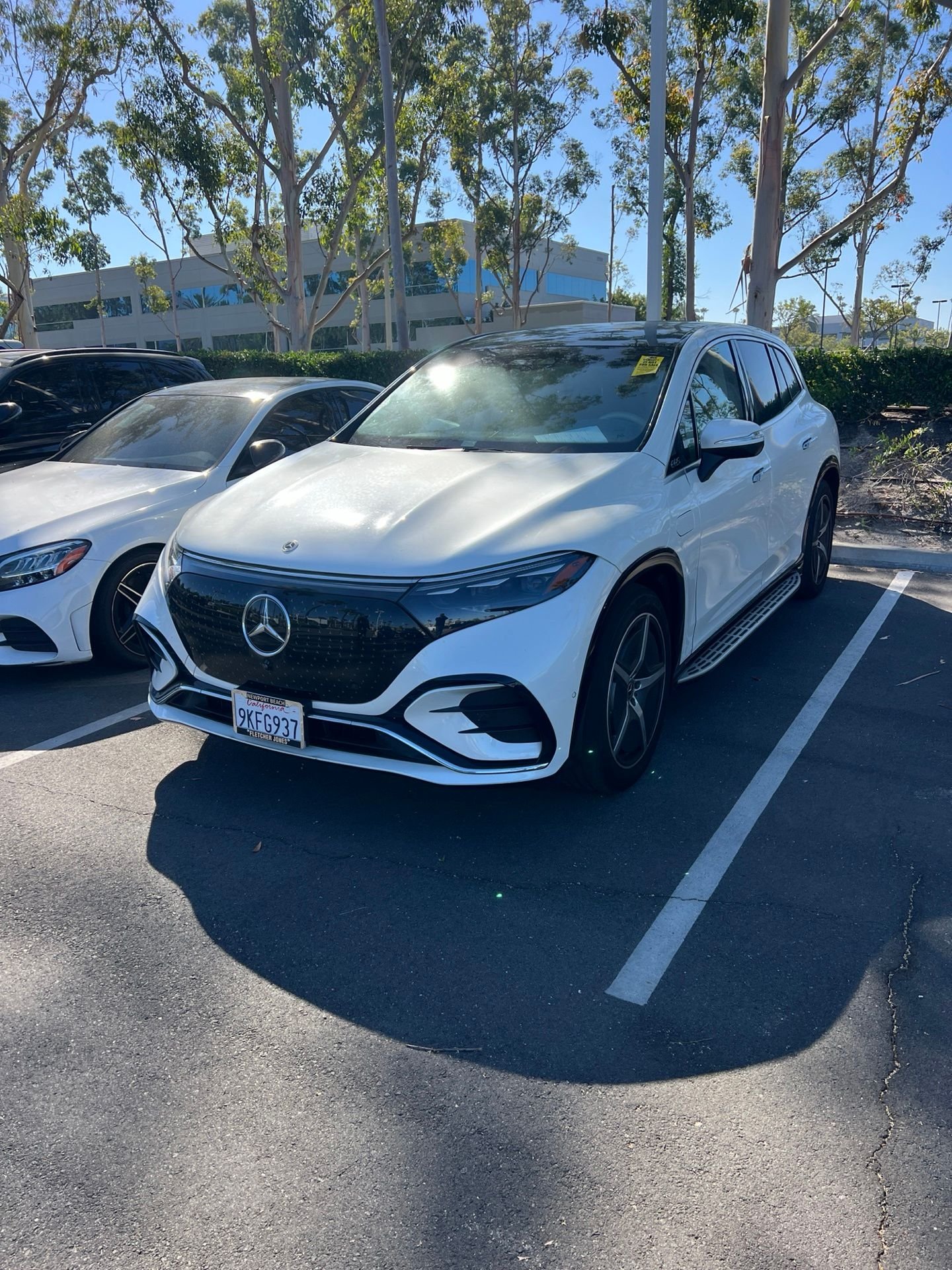 Certified 2023 Mercedes-Benz EQS SUV Base with VIN 4JGDM4EB9PA024000 for sale in Lake Forest, CA