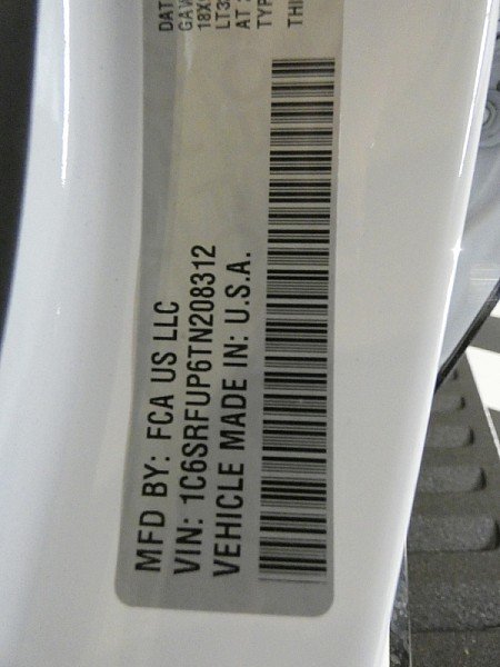 New 2026 Bright White Clear-Coat Exterior Paint RAM RHO 4x4 Crew Cab 5
