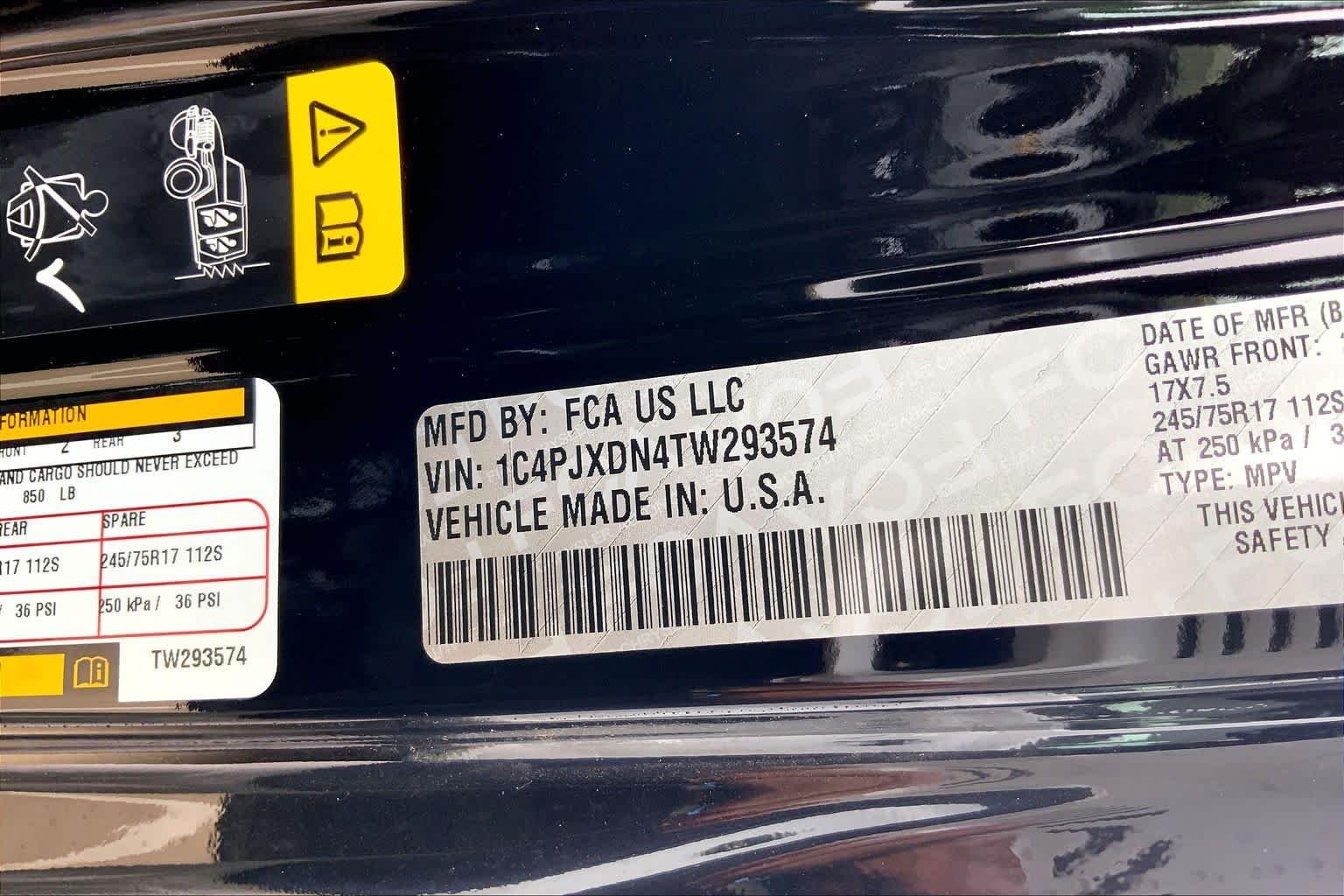 New 2026 Black Clearcoat Jeep Sport S image 19