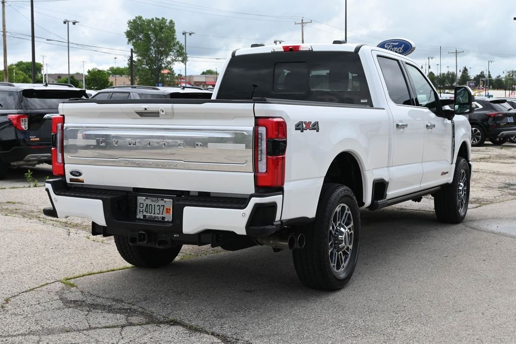 Used 2024 White Metallic Ford Limited image 9
