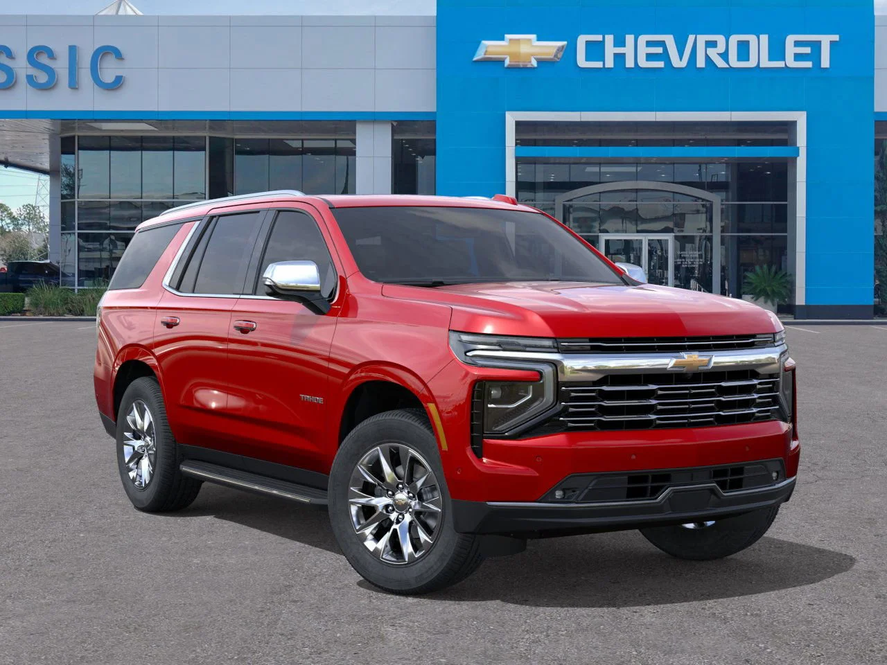 2026 Chevrolet Tahoe Premier Red at Classic Elite Chevrolet Hwy 6