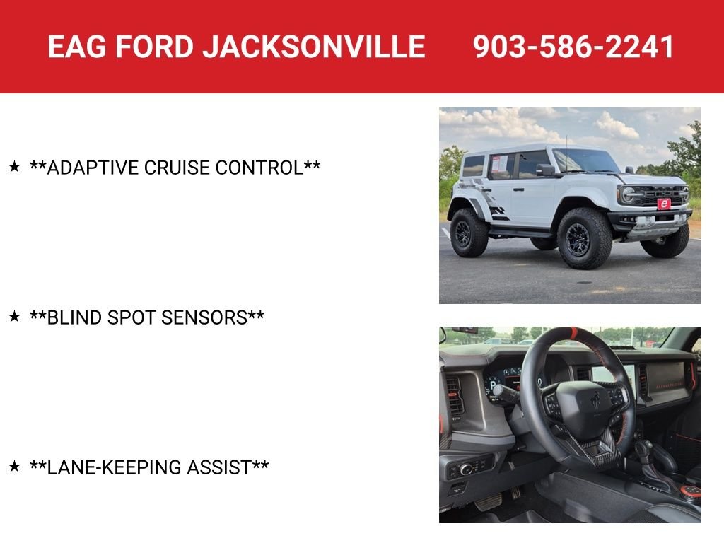 Used 2025 Oxford White Ford Raptor image 8