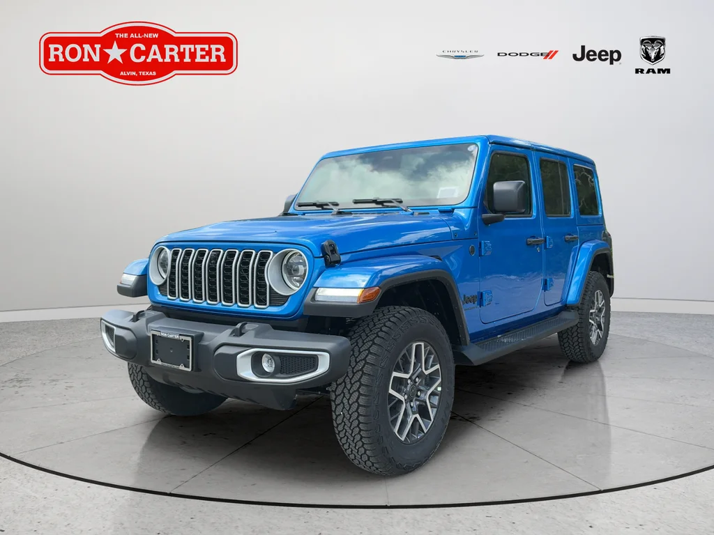 New 2026 Hydro Blue Pearl-Coat Exterior Paint Jeep Sahara image 3