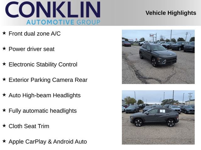 Used 2025 Gray Pearl Hyundai SEL image 2