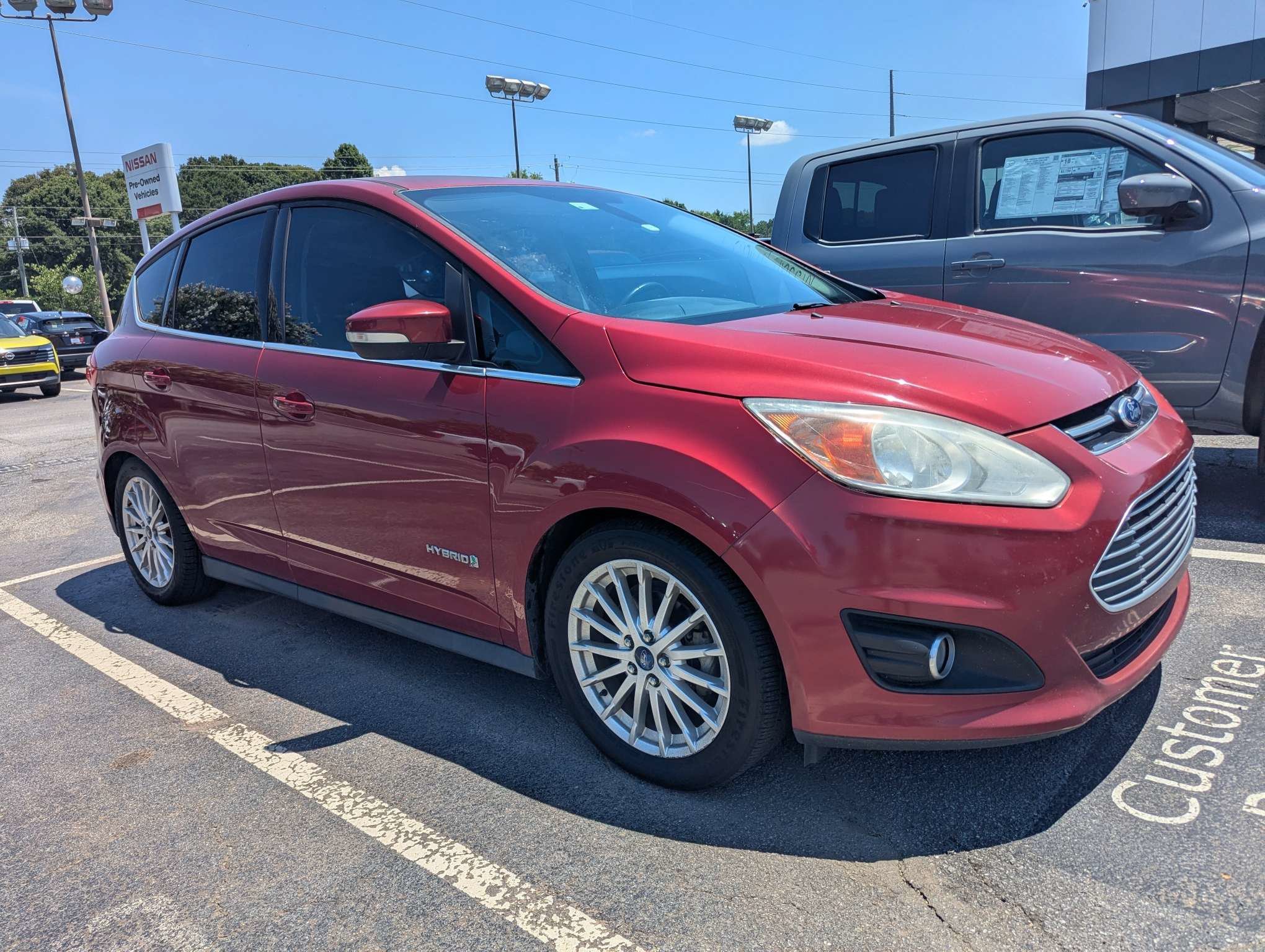 Used 2013 Red Ford SEL image 1