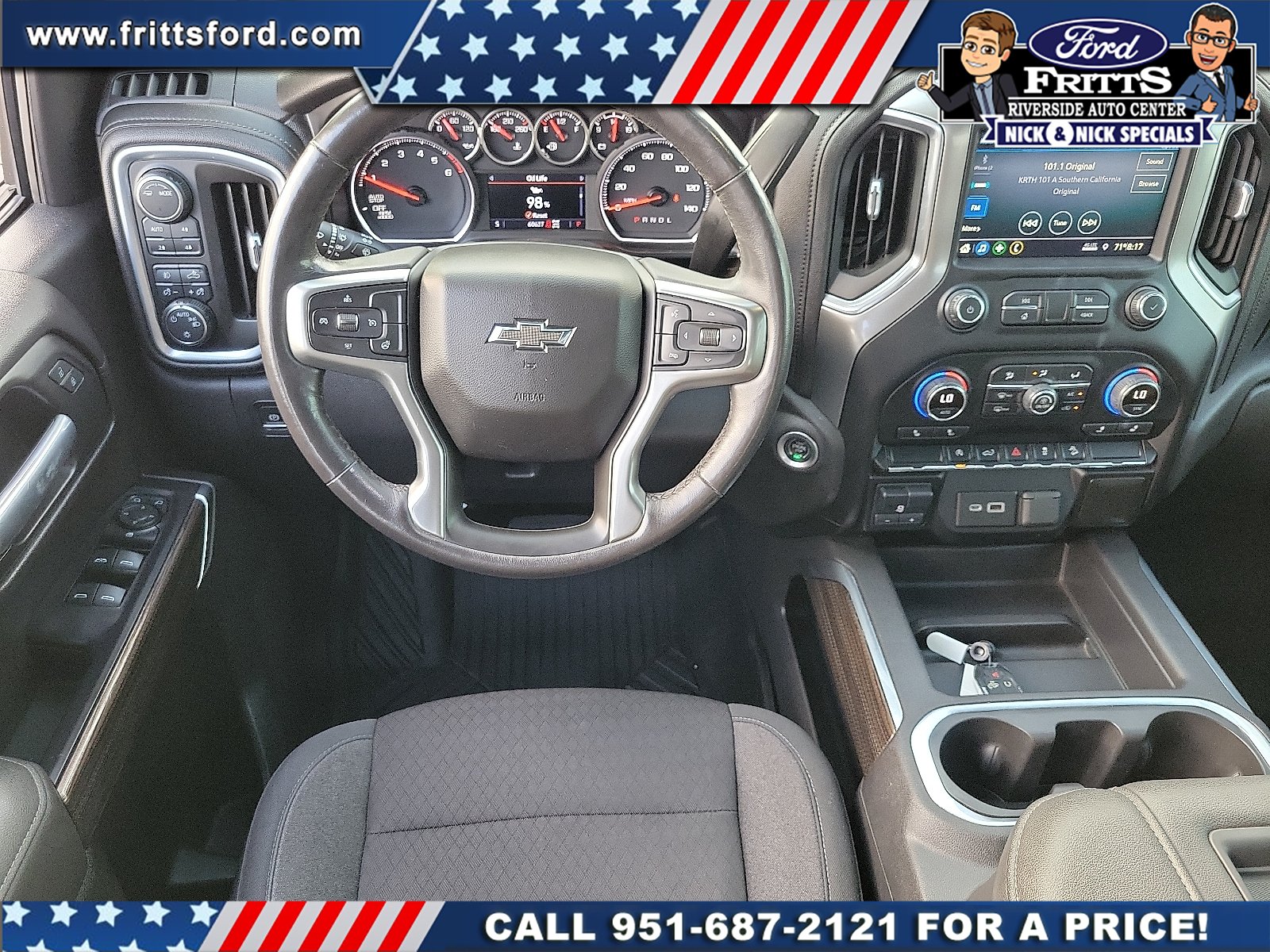 Certified Used 2021 Steel Metallic Chevrolet 4WD Crew Cab Short Bed RST image 5