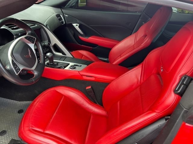 Used 2015 Torch Red Chevrolet Stingray Z51 image 2