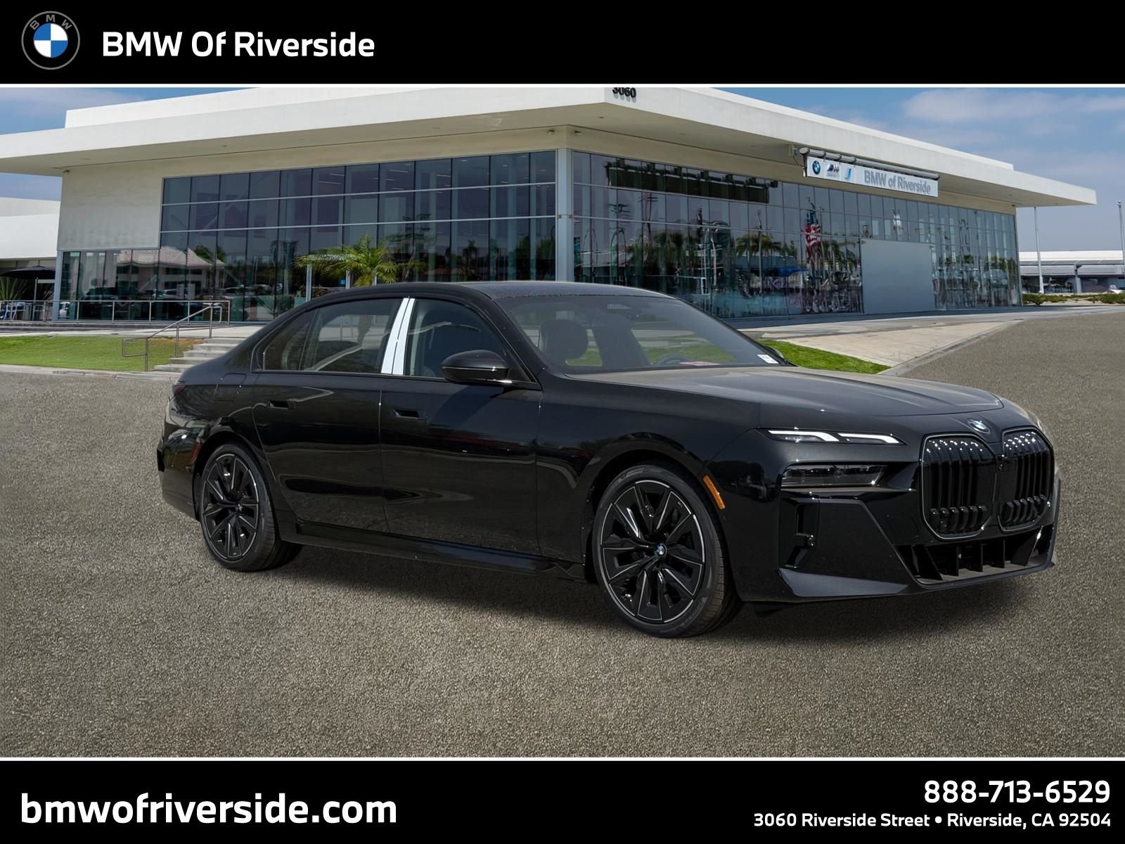 New 2026 Black Sapphire Metallic BMW 740i image 1
