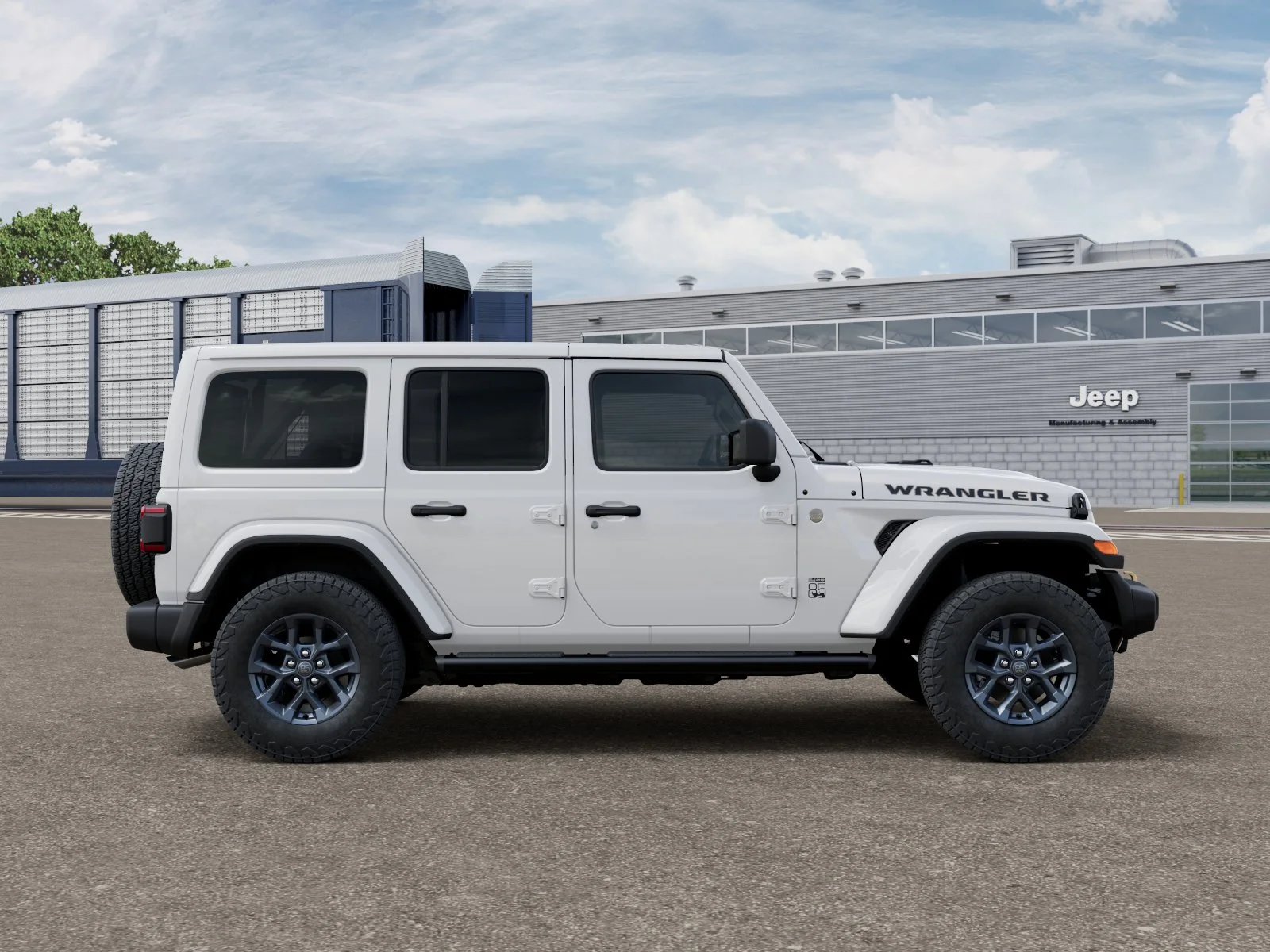 New 2026 Bright White Clear-Coat Exterior Paint Jeep 85th Anniversary image 12