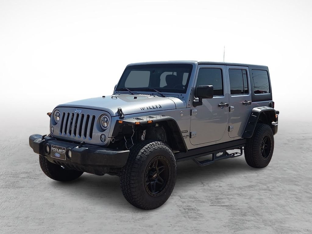 Used 2016 Billet Silver Metallic Clearcoat Jeep Unlimited Sport image 5