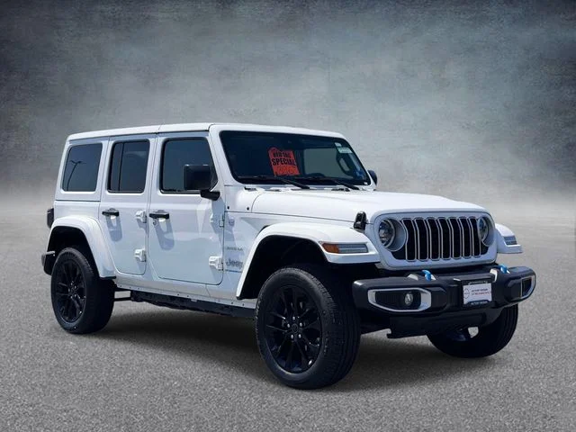 Used 2024 White Jeep Sahara 4xe image 1
