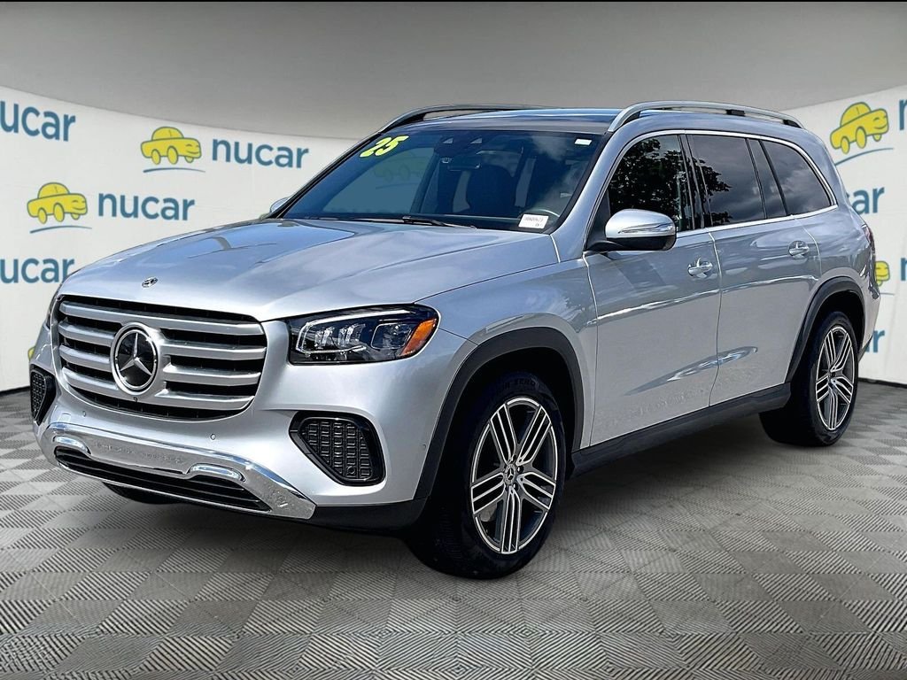 Used 2025 Cirrus Silver Metallic Mercedes-Benz GLS 450 image 3