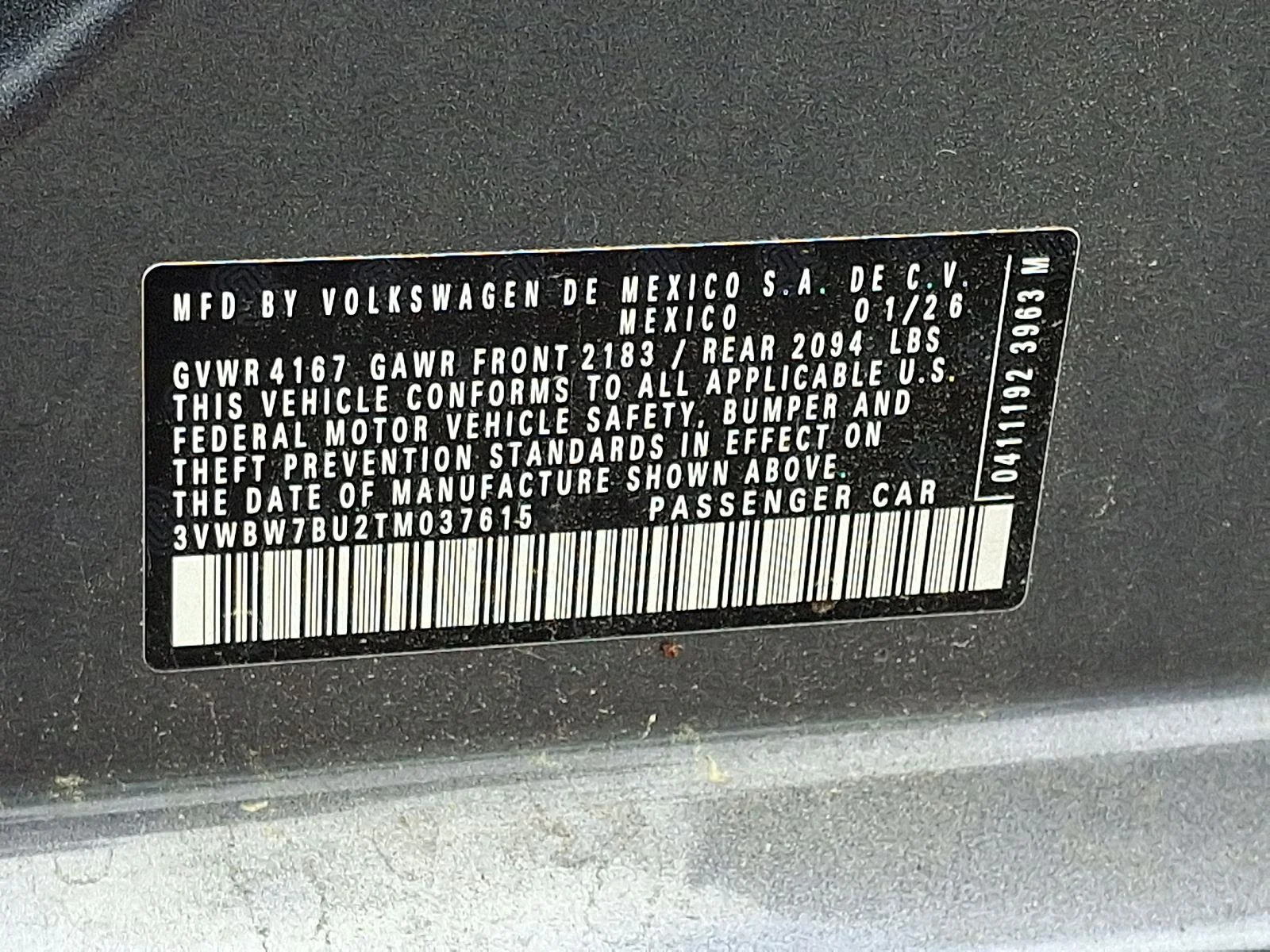 New 2026 Platinum Gray Metallic Volkswagen Sport image 19
