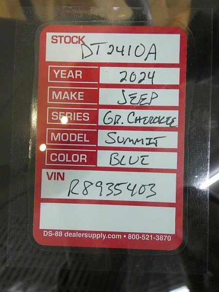 Used 2024 MIDNIGHT SKY Jeep Summit 4x4 image 34
