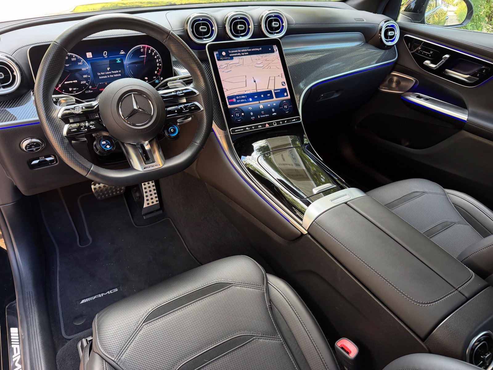 Certified Used 2025 Black Mercedes-Benz GLC 63 AMG® S E Performance image 2