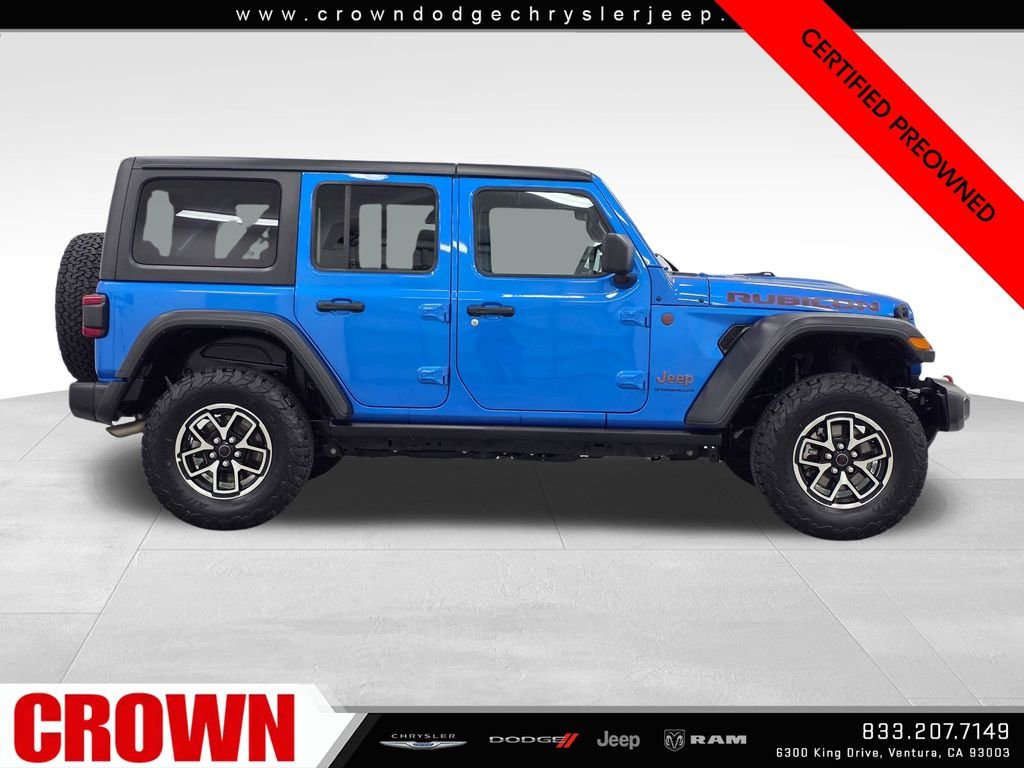 Certified Used 2025 Blue Jeep Rubicon image 8
