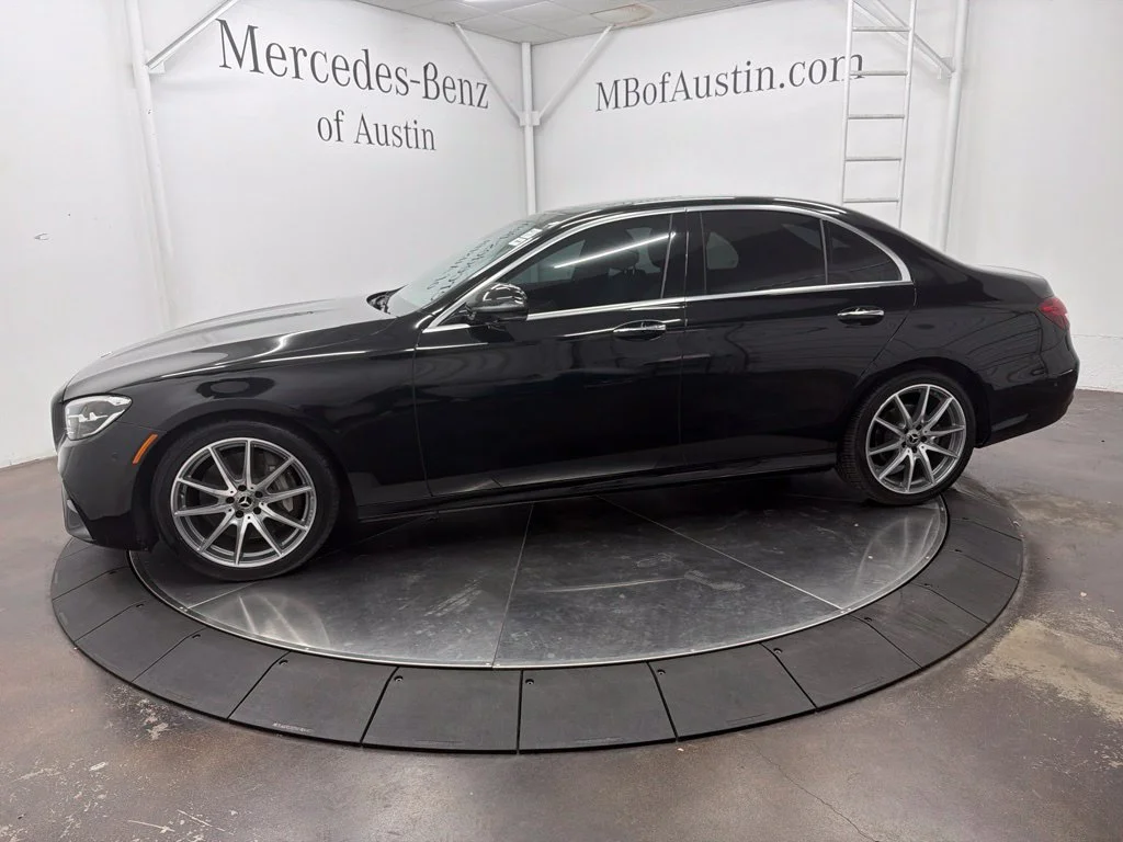 Certified Used 2022 Black Mercedes-Benz E 350 image 4