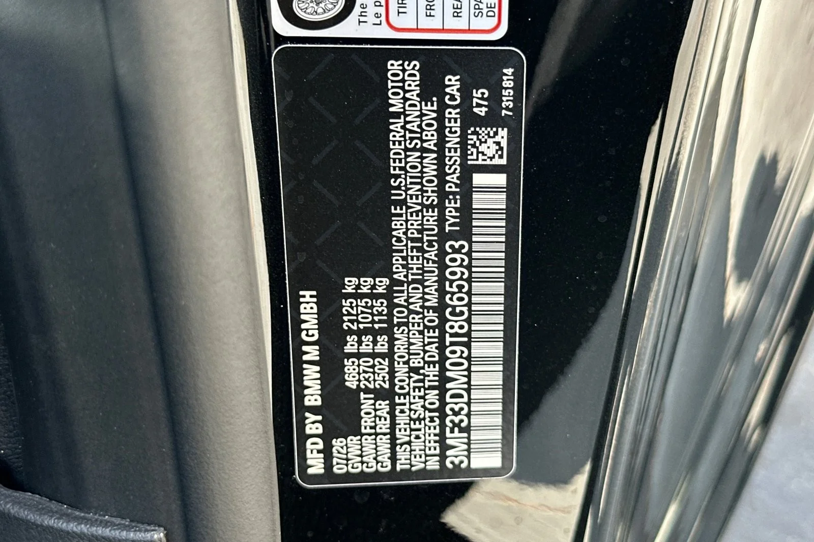 New 2026 Black Sapphire Metallic BMW CS image 27