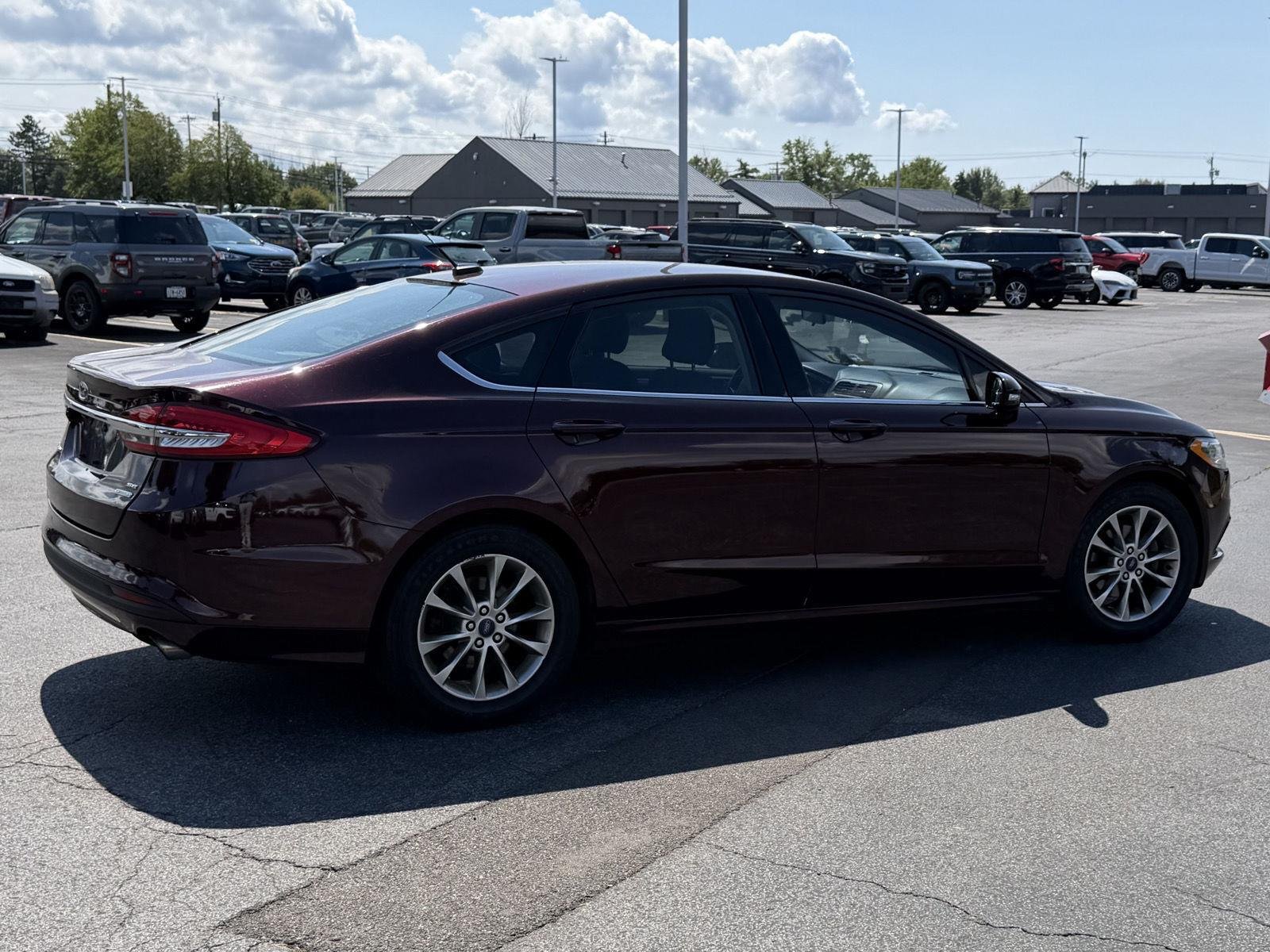 Used 2017 Burgundy Velvet Metallic Tinted Clearcoat Ford SE image 5