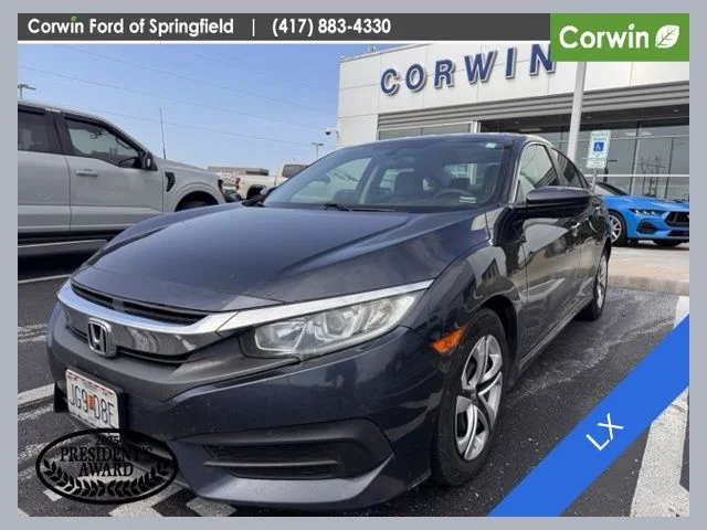 Used 2018 Aegean Blue Metallic Honda LX image 1
