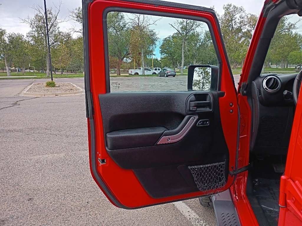 Used 2017 Firecracker Red Clearcoat Jeep Sahara image 19
