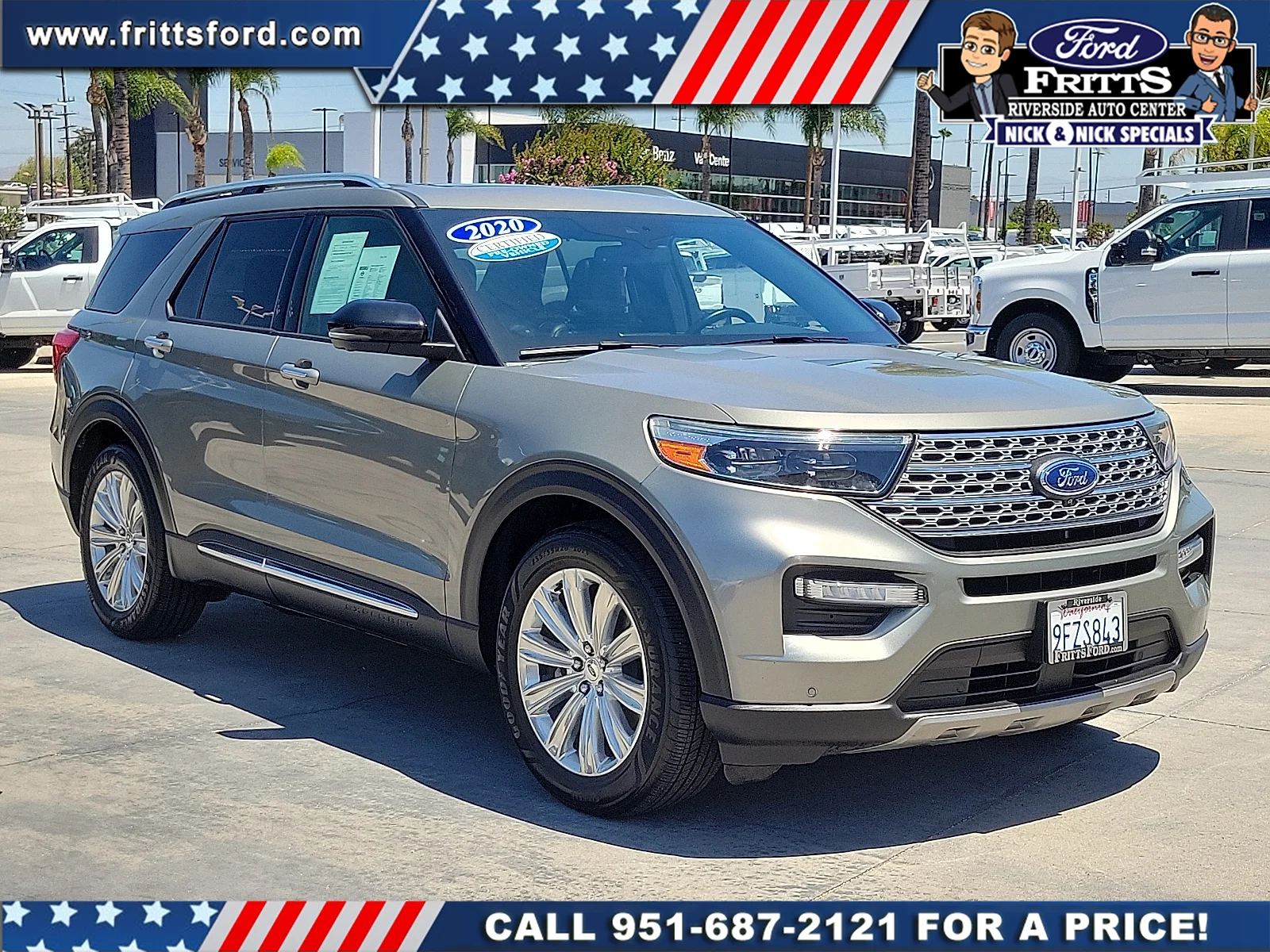 Certified Used 2020 Silver Spruce Metallic Ford Limited image 22
