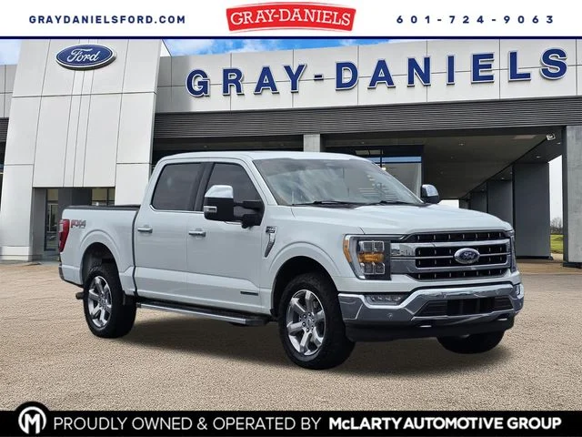 Certified Used 2022 Star White Ford Lariat image 1