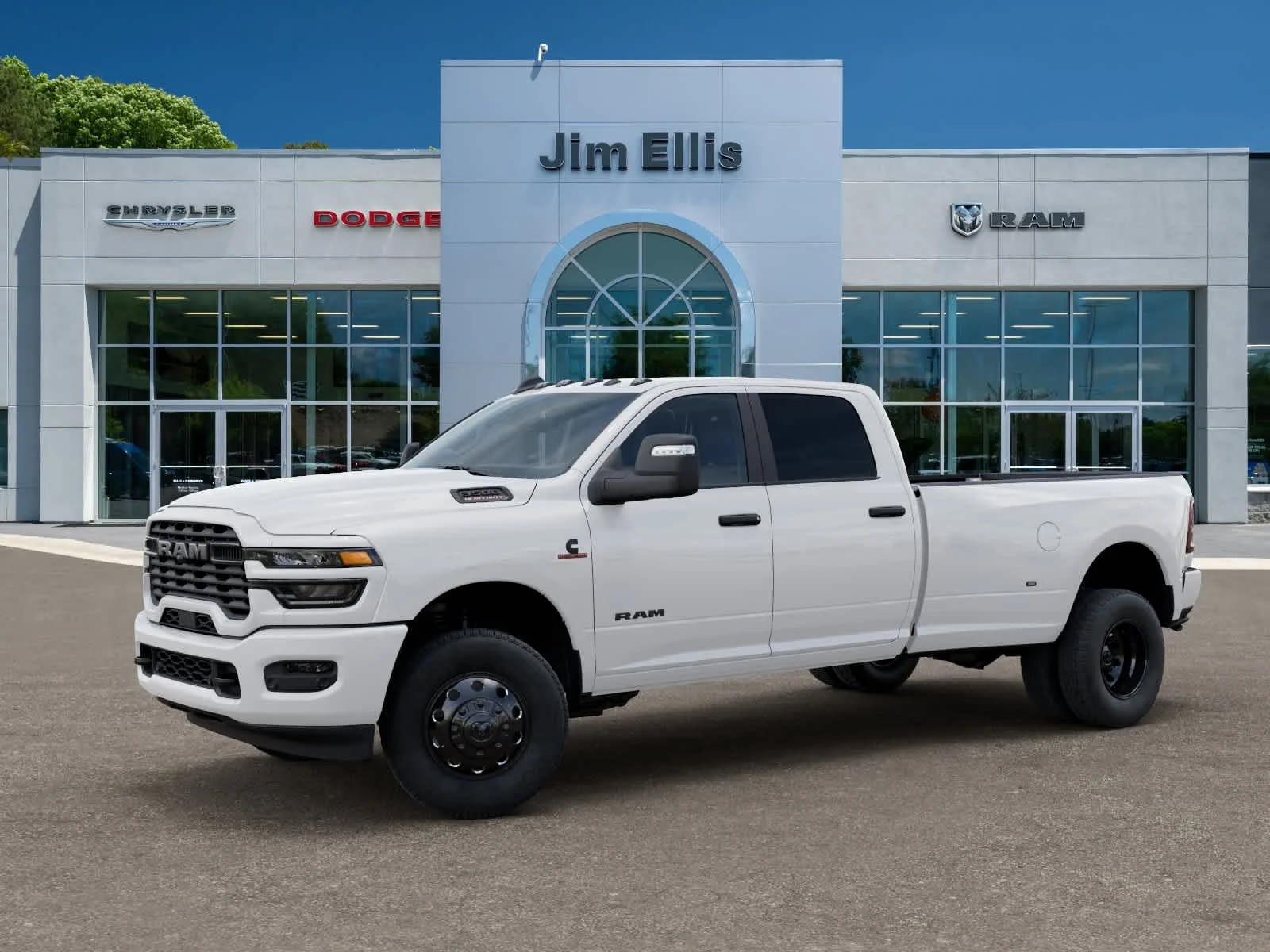 New 2026 Bright White Clearcoat RAM Big Horn image 2