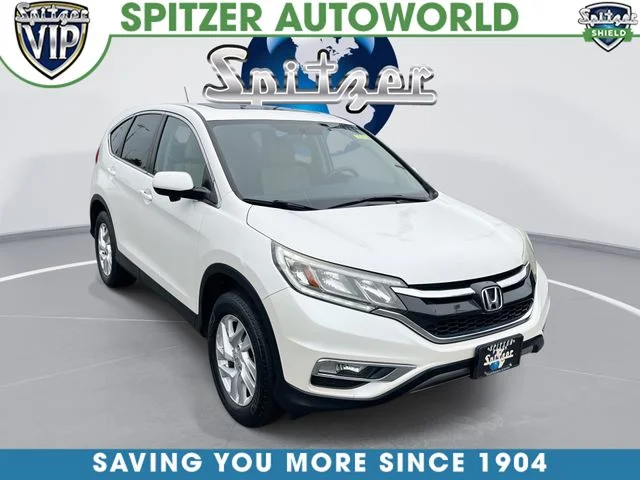 Used 2015 White Diamond Pearl Honda EX image 1