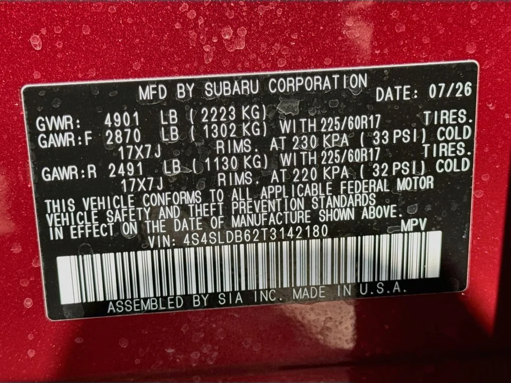 New 2026 CRIMSON RED PEARL Subaru Premium image 41