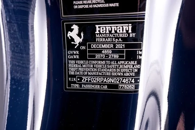 Used 2022 Blu Pozzi Ferrari  image 70