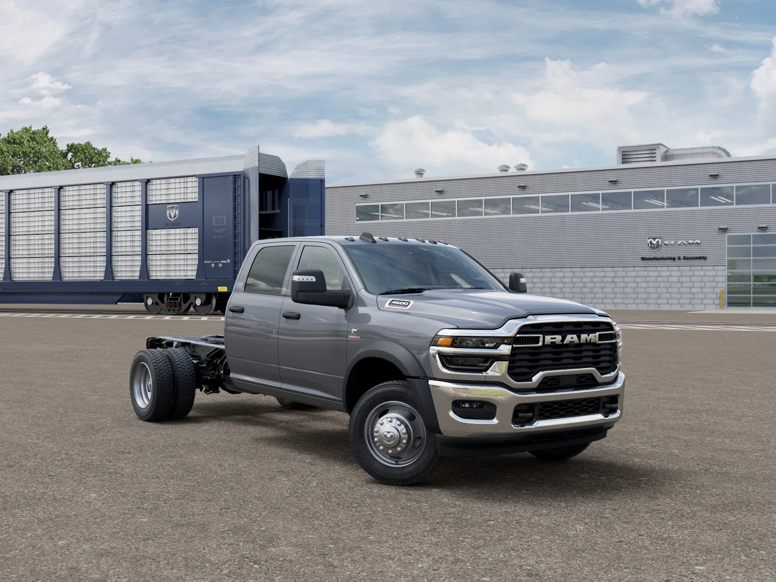 New 2027 Ceramic Gray Clear-Coat Paint RAM TRADESMAN image 3