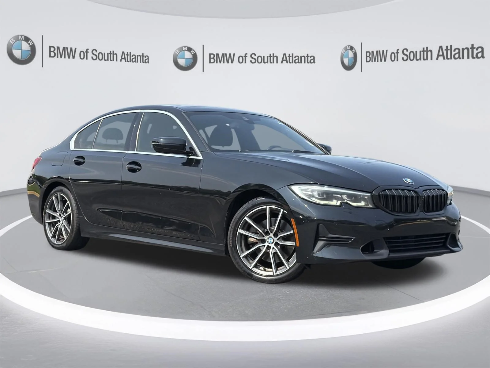 Used 2021 Black Sapphire Metallic BMW 330i image 2