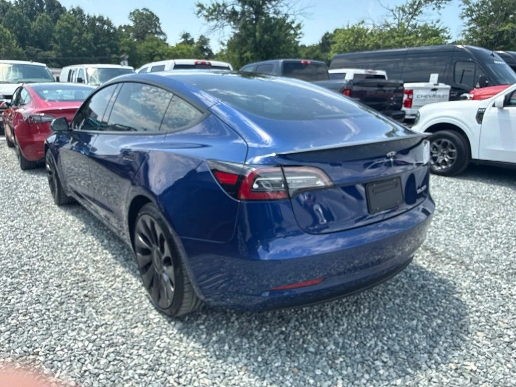 Used 2022 Blue Tesla Performance image 6