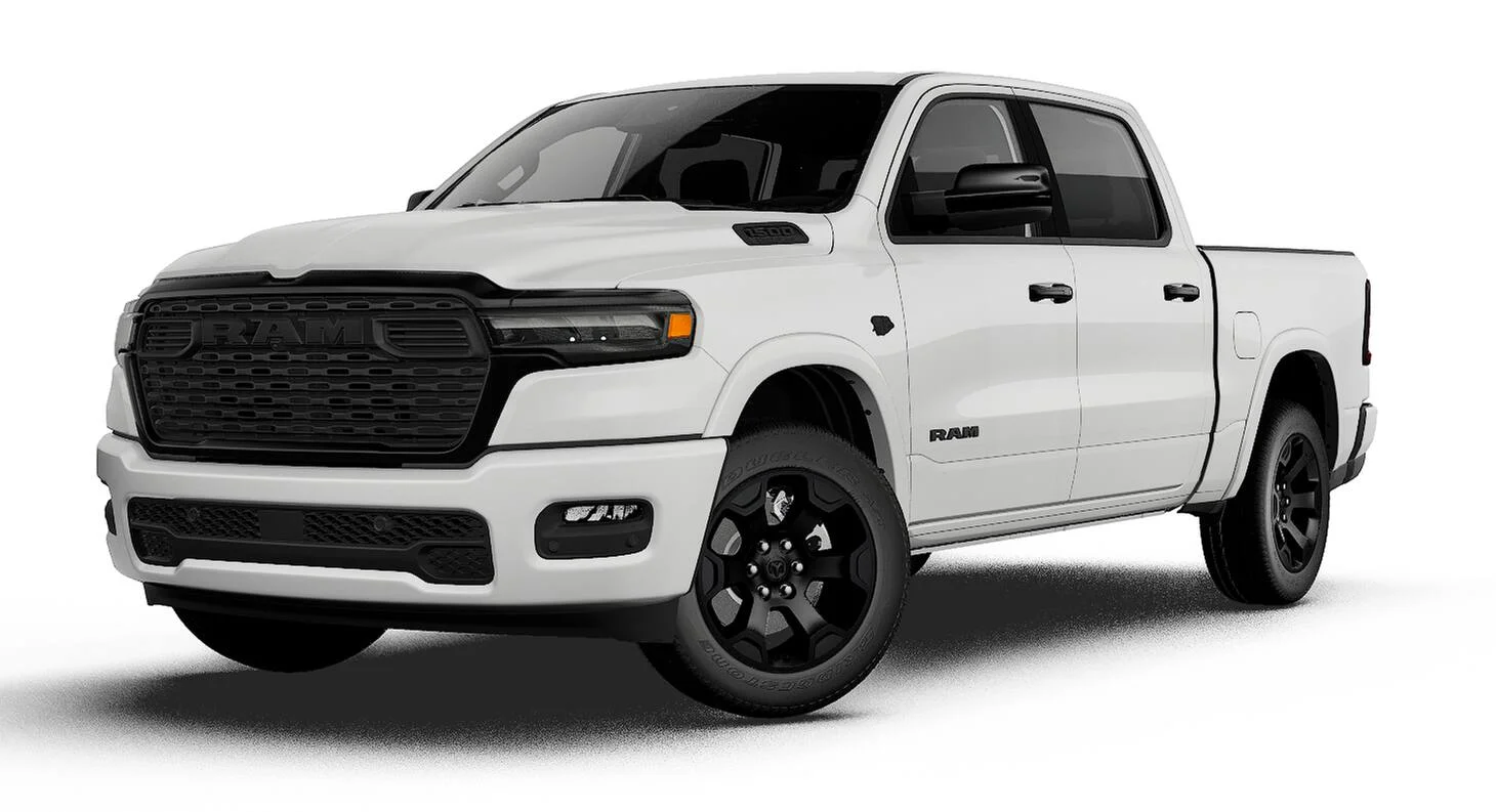 New 2027 Bright White Clear-Coat Exterior Paint RAM BIG HORN image 1