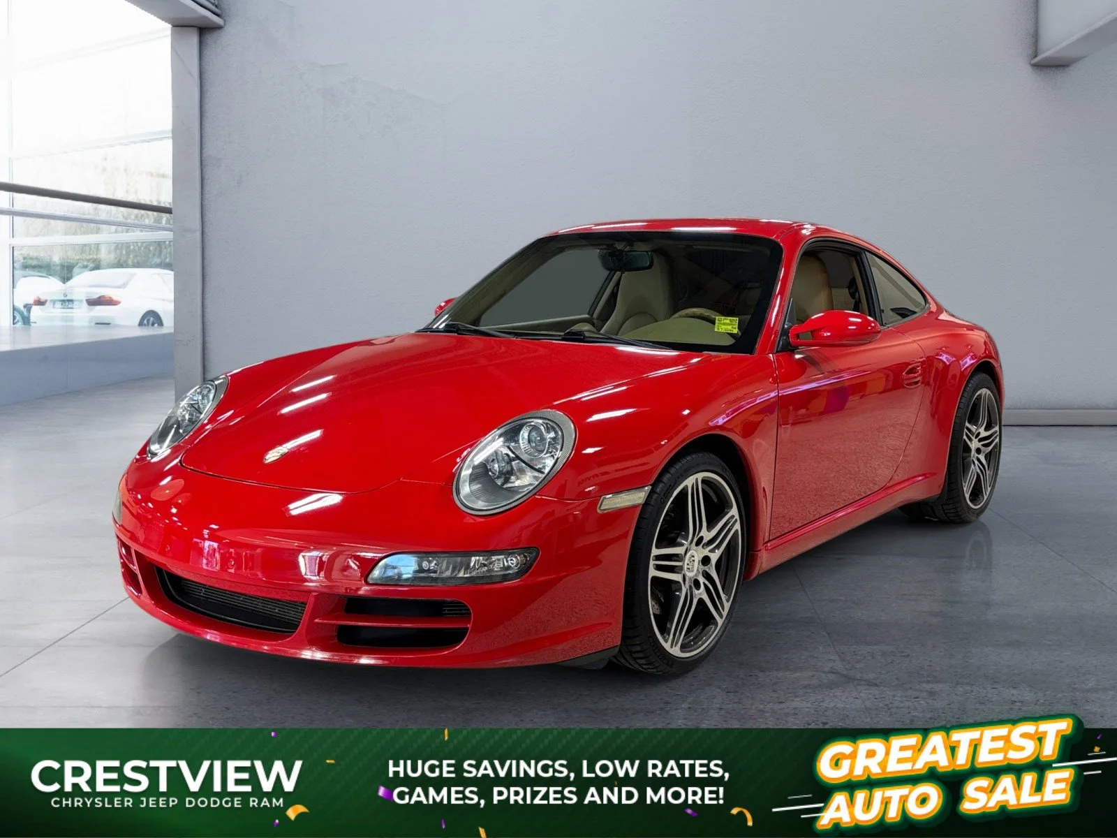 Used 2007 Red Porsche Carrera image 1
